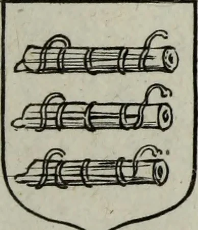An illustration from Armorial vniuersel, contenant les armes des principales maisons, estatz, et dignitez, des plus considerables royaumes de l'Europe. Blazonnées de leurs métaux & couleurs et enrichies de leurs ornemens exterieurs, 1654, leaf 396