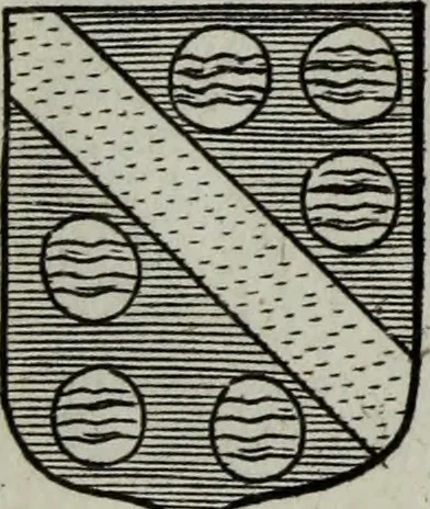 An illustration from Armorial vniuersel, contenant les armes des principales maisons, estatz, et dignitez, des plus considerables royaumes de l'Europe. Blazonnées de leurs métaux & couleurs et enrichies de leurs ornemens exterieurs, 1654, leaf 396