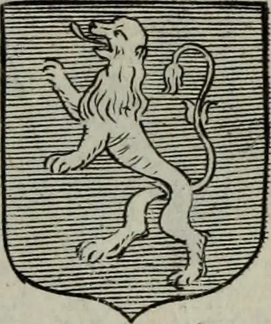 An illustration from Armorial vniuersel, contenant les armes des principales maisons, estatz, et dignitez, des plus considerables royaumes de l'Europe. Blazonnées de leurs métaux & couleurs et enrichies de leurs ornemens exterieurs, 1654, leaf 398