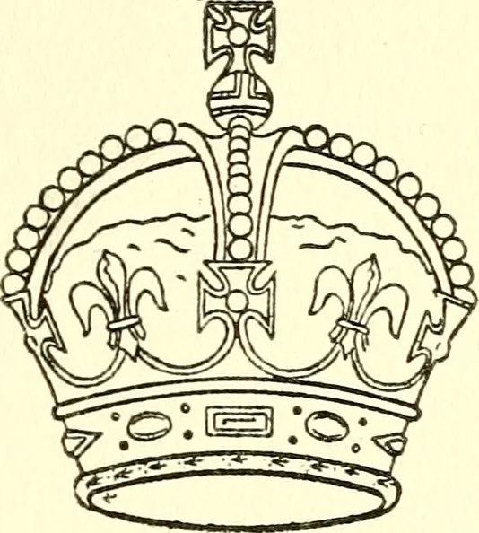 An illustration from Armory and lineages of Canada; comprising pedigrees with historical notes, brief biographies and family registers of prominent men of Canada, including blazons and illustrations of many armorials, and of insignia of knighthood, 1913, leaf 16