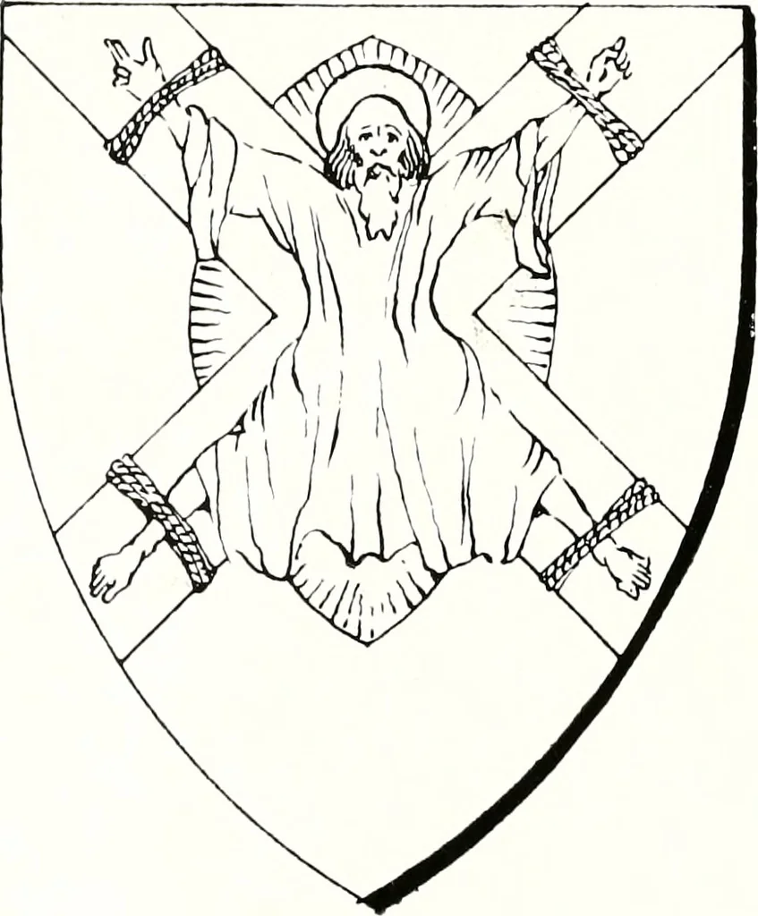 An illustration from Arms of the Scottish Bishoprics, 1917, leaf 41