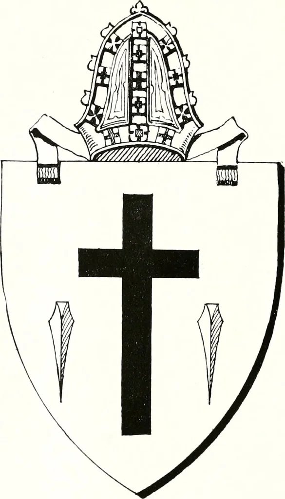 An illustration from Arms of the Scottish Bishoprics, 1917, leaf 45