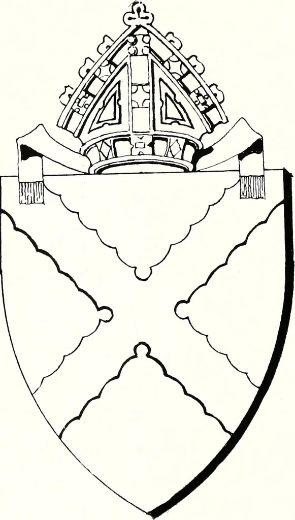 An illustration from Arms of the Scottish Bishoprics, 1917, leaf 51