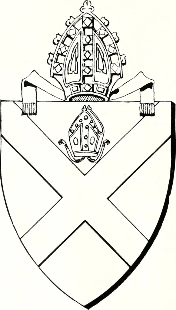 An illustration from Arms of the Scottish Bishoprics, 1917, leaf 57