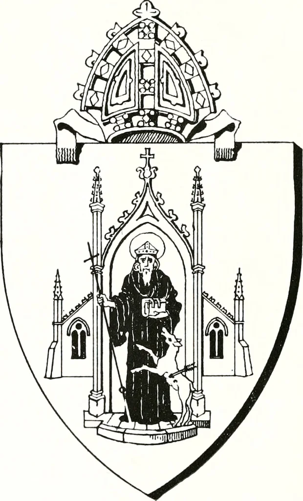 An illustration from Arms of the Scottish Bishoprics, 1917, leaf 73