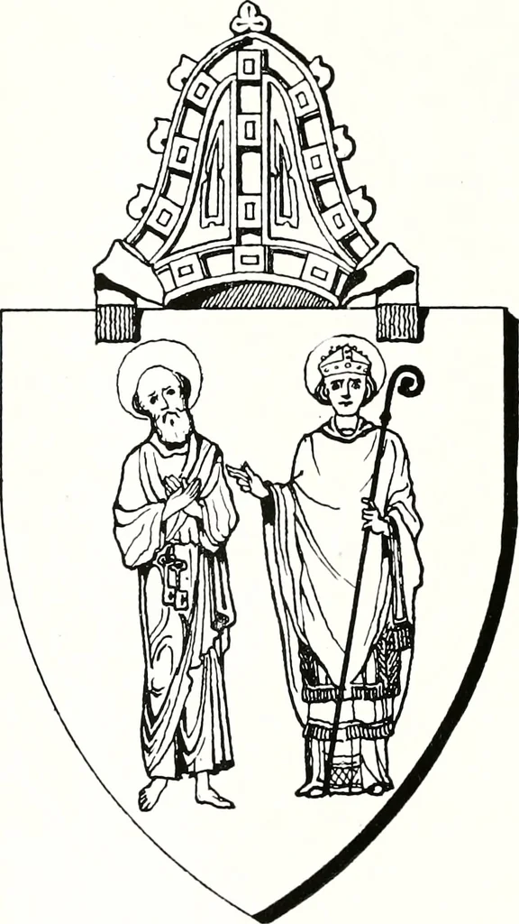 An illustration from Arms of the Scottish Bishoprics, 1917, leaf 79
