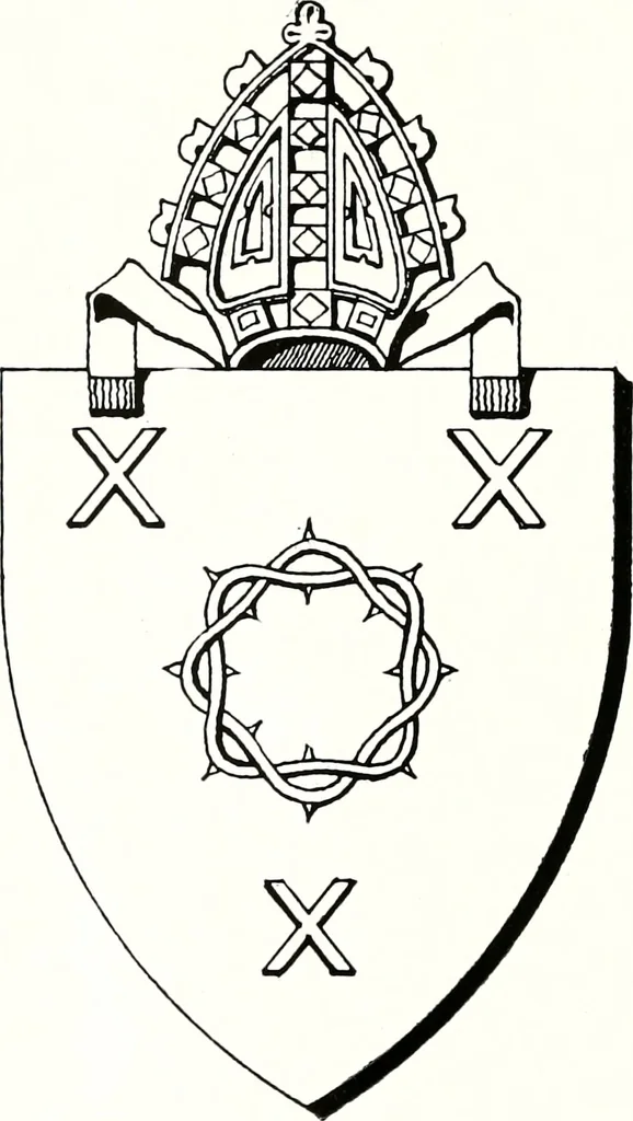 An illustration from Arms of the Scottish Bishoprics, 1917, leaf 85