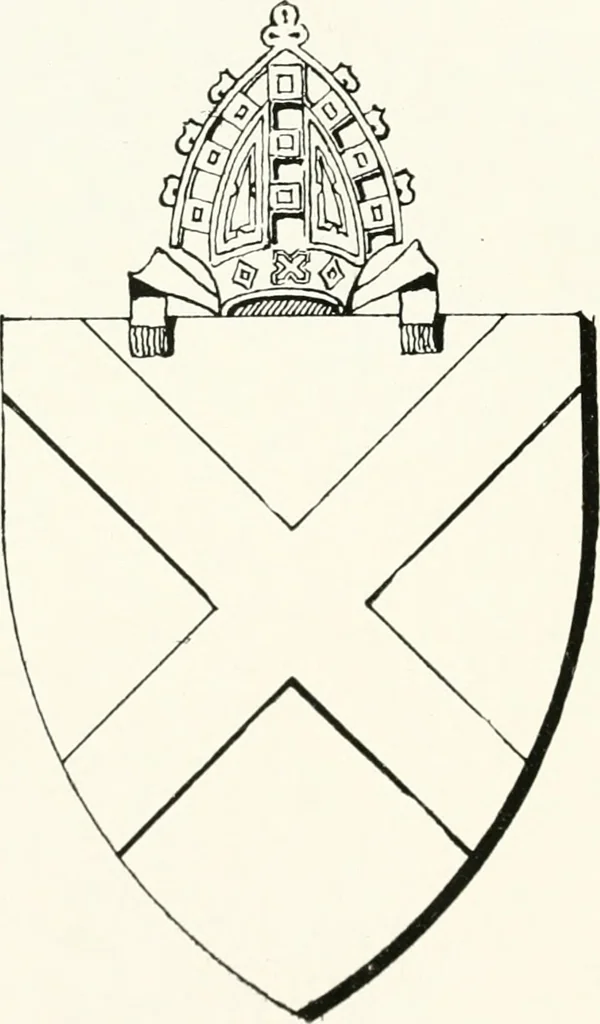 An illustration from The arms of the Scottish bishoprics, 1917, leaf 35