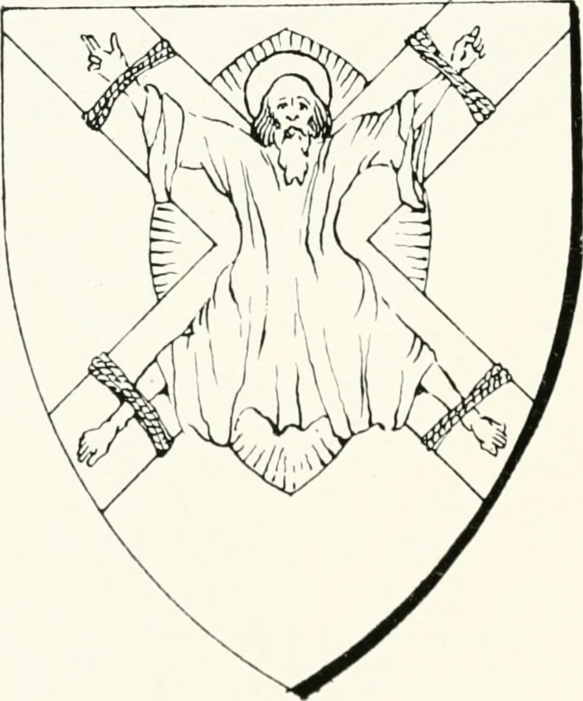 An illustration from The arms of the Scottish bishoprics, 1917, leaf 43