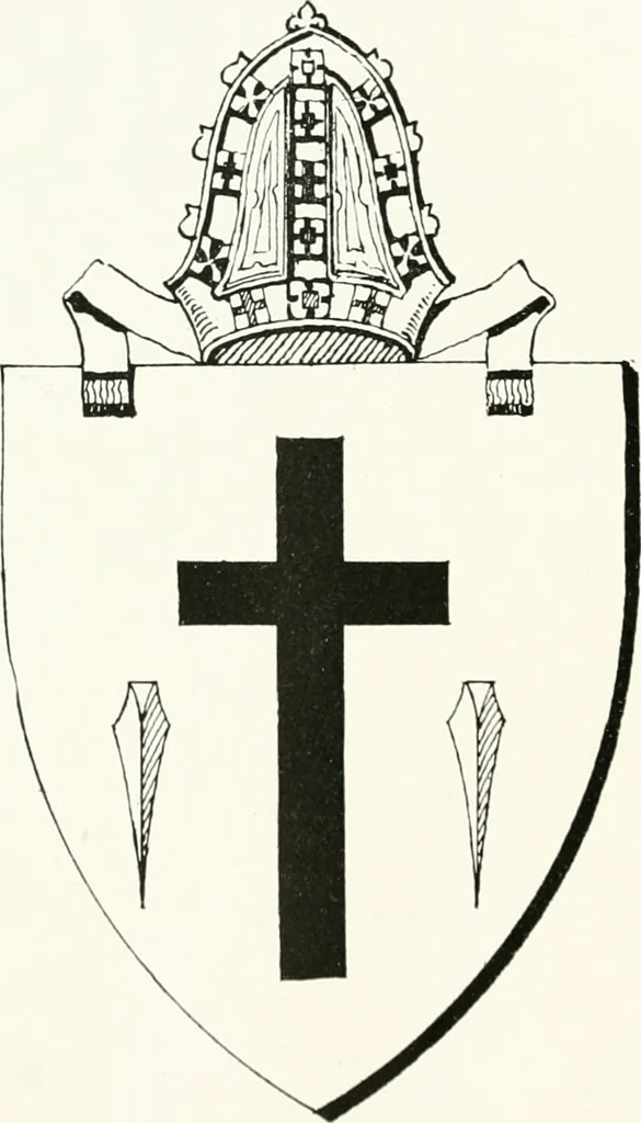 An illustration from The arms of the Scottish bishoprics, 1917, leaf 47