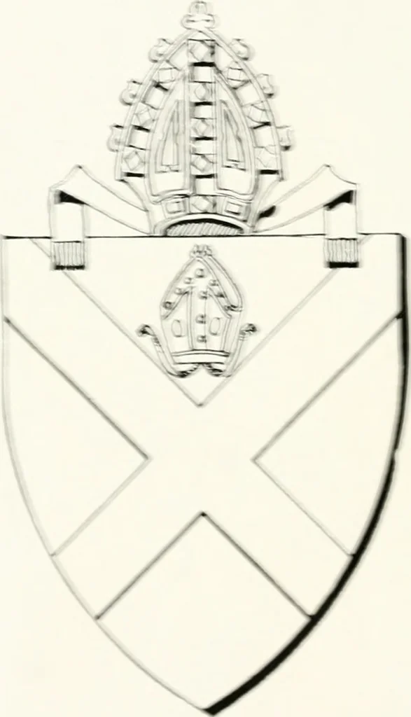 An illustration from The arms of the Scottish bishoprics, 1917, leaf 59