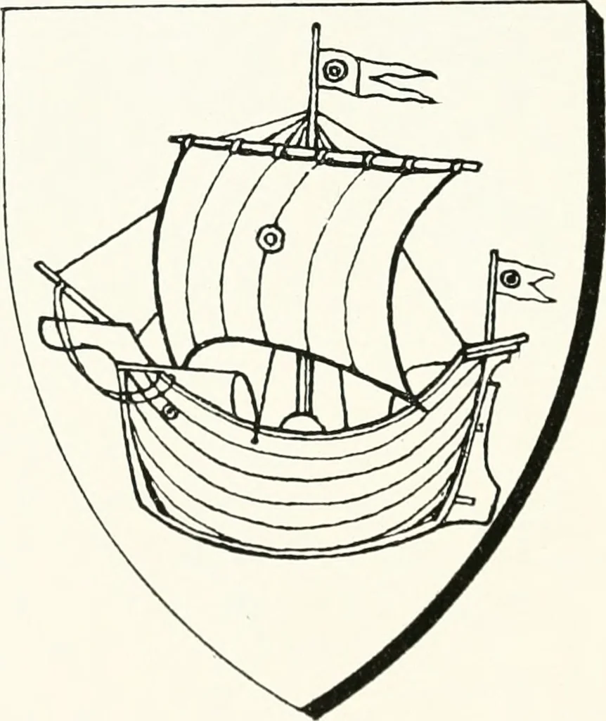An illustration from The arms of the Scottish bishoprics, 1917, leaf 91