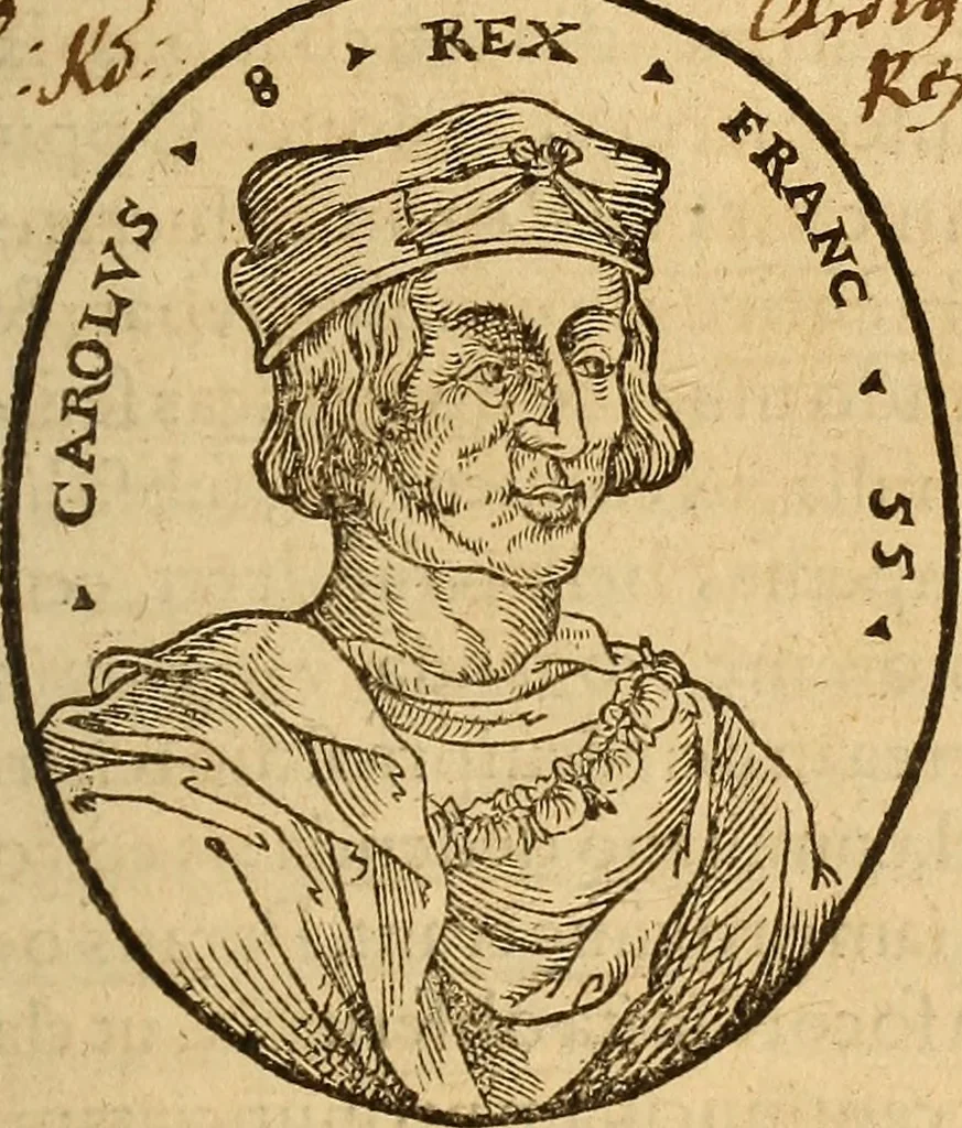 An illustration from Arnoldi Ferroni Burdigalensis, regij consiliarij, : De rebus gestis Gallorum libri IX. Ad Historiam Pavli Aemylii additi, perducta historia usque ad terpora Henrici II, Francorum regis. [Paralipomena Gallicanae historiae ad P. Aemylivm et Ferronvm, adiecta. Per Ioannem Thomam Freigivm], 1569, leaf 10