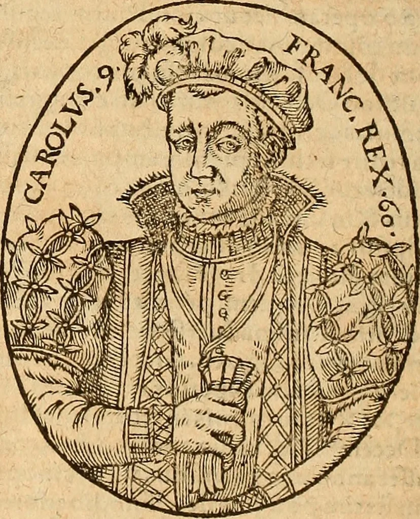 An illustration from Arnoldi Ferroni Burdigalensis, regij consiliarij, : De rebus gestis Gallorum libri IX. Ad Historiam Pavli Aemylii additi, perducta historia usque ad terpora Henrici II, Francorum regis. [Paralipomena Gallicanae historiae ad P. Aemylivm et Ferronvm, adiecta. Per Ioannem Thomam Freigivm], 1569, leaf 453
