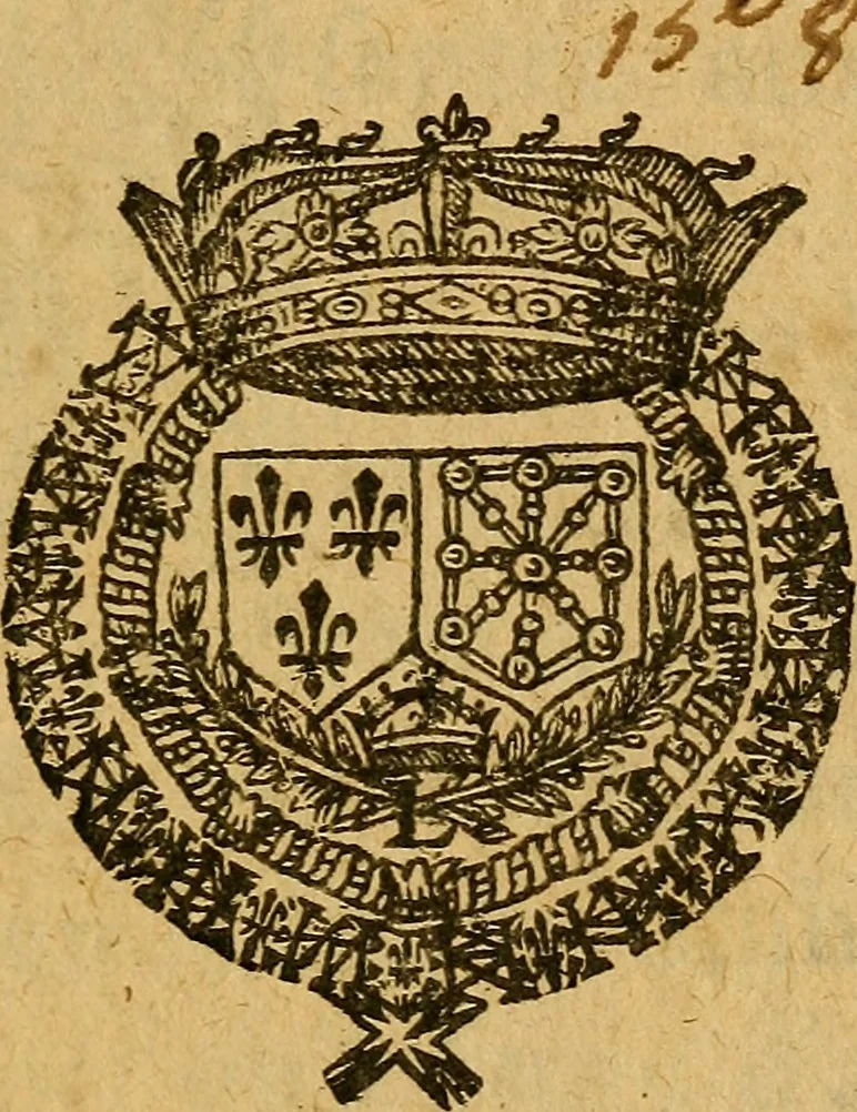 An illustration from Arrest de la Chambre du Domaine, portant confiscation des biens du siur Comte de Moret, & reunion dudit Comté au Domaine de sa Majesté, 1631, leaf 6