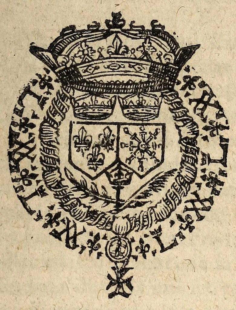 An illustration from Arrest de la Covr de Parlement pour le reglement des arrerages & rantes de la ville., 1615, leaf 1