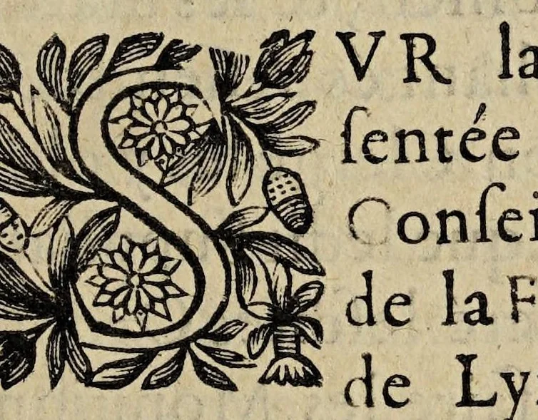 An illustration from Arrest du Conseil privé du roy, donné en faueur de Mr l'euesque de Lymoges, & des archeuesques & euesques, pour estre executé dans l'estendue de tous les dioceses du royaume. Contre les chanoines ayans cures, vicaities perpetuelles, ou autres beneficiers ayans charges d'ames, pour obter dans trois mois de la resignation de l'vn desdits benefices, & contre les curez non residans à leurs cures., 1634, leaf 3