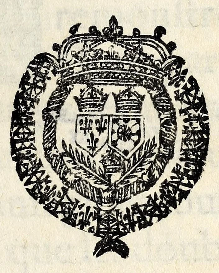 An illustration from [Arrests de la Covr des monnoyes], 1646, leaf 1