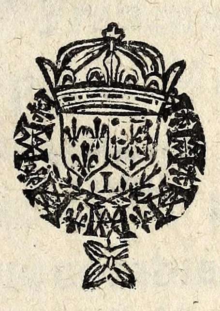 An illustration from [Arrests dv Conseil d'estat], 1644, leaf 1