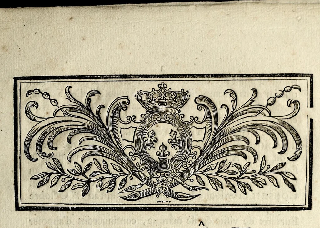 An illustration from Arrêt du Conseil d'État du roi, qui proroge jusqu'au 1er. octobre prochain le délai accordé par l'arrêt du 19 mars 1781, pour l'application d'une marque de grâce aux étoffes qui, lors de la publication dudit arrêt, n'étoient point revêtues des marques prescrites : du 12 juillet 1781 : extrait des registres du Conseil d'État, 1781, leaf 1