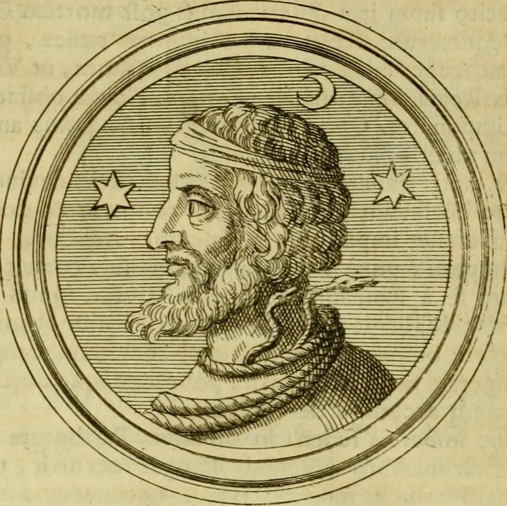 An illustration from Arsacidarum imperium, sive, Regum Parthorum historia : ad fidem numismatum accommodata, 1725, leaf 287