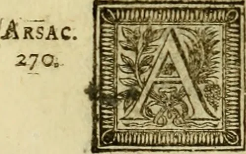 An illustration from Arsacidarum imperium, sive, Regum Parthorum historia : ad fidem numismatum accommodata, 1725, leaf 287