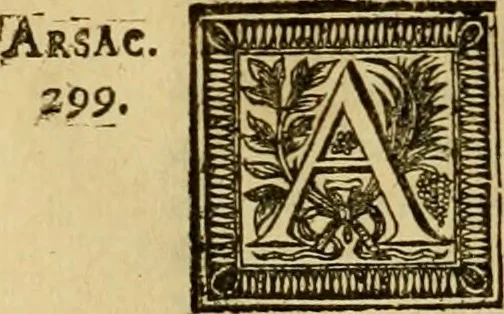 An illustration from Arsacidarum imperium, sive, Regum Parthorum historia : ad fidem numismatum accommodata, 1725, leaf 315