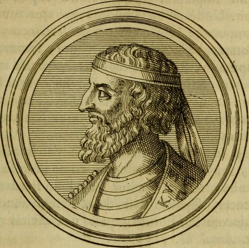 An illustration from Arsacidarum imperium, sive, Regum Parthorum historia : ad fidem numismatum accommodata, 1725, leaf 318