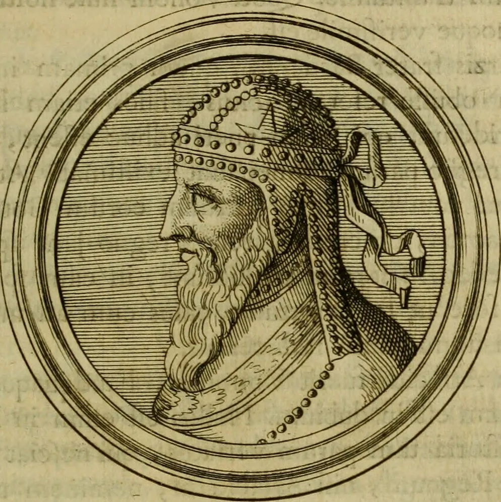 An illustration from Arsacidarum imperium, sive, Regum Parthorum historia : ad fidem numismatum accommodata, 1725, leaf 334