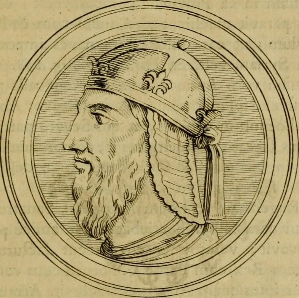 An illustration from Arsacidarum imperium, sive, Regum Parthorum historia : ad fidem numismatum accommodata, 1725, leaf 460