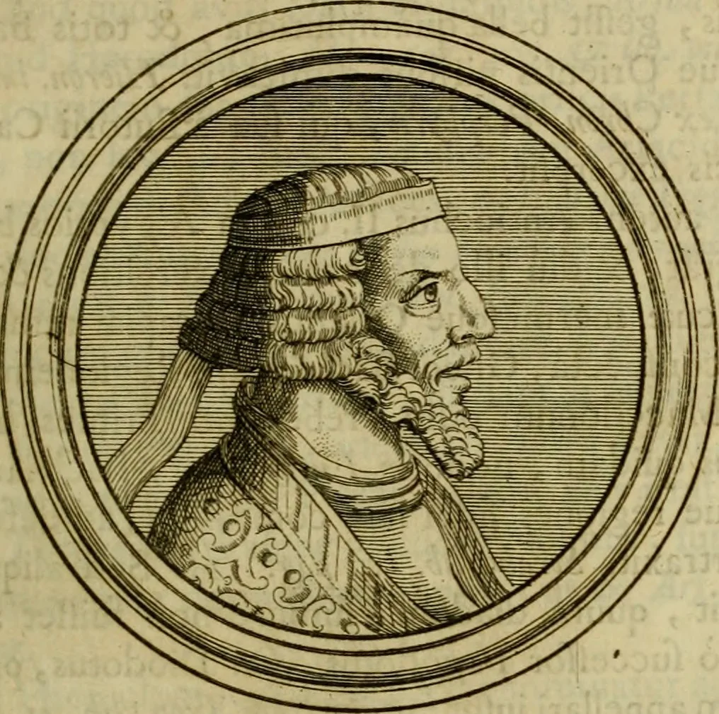 An illustration from Arsacidarum imperium, sive, Regum Parthorum historia : ad fidem numismatum accommodata, 1725, leaf 88