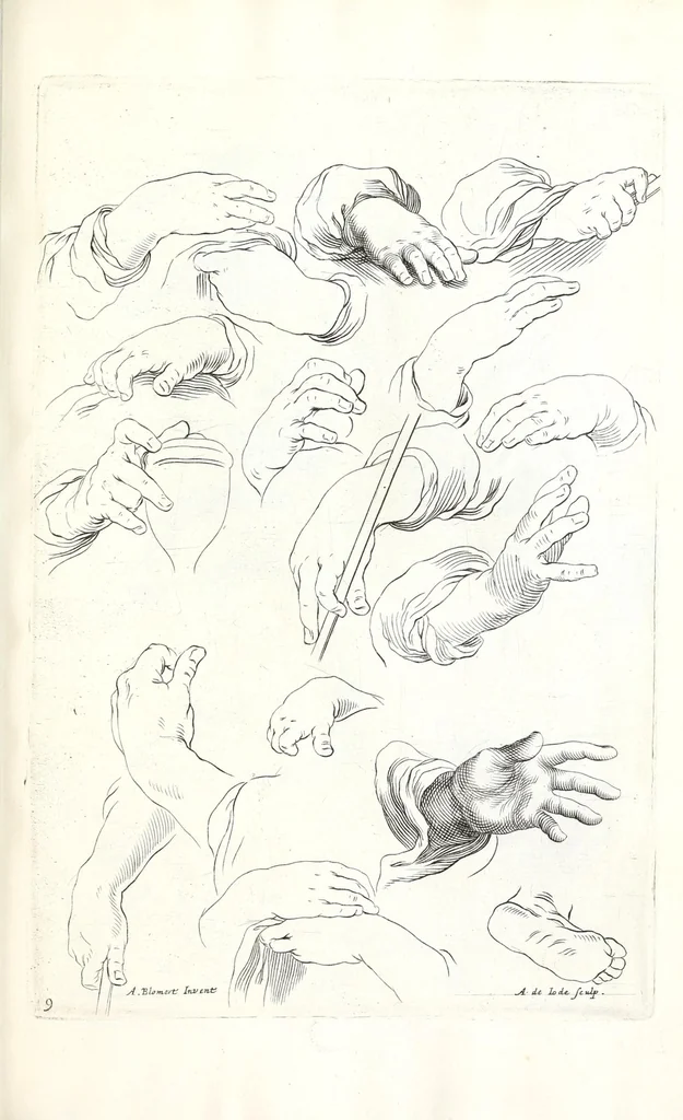 An illustration from Ars pictoria: or An academy treating of drawing, painting, limning, etching. To which are added XXXI. copper plates, expressing the choicest, nearest, and most exact grounds and rules of symmetry. Collected out of the most eminent Italian, German, and Netherland authors. By Alexander Browne, practitioner in the art of limning, 1675, leaf 189