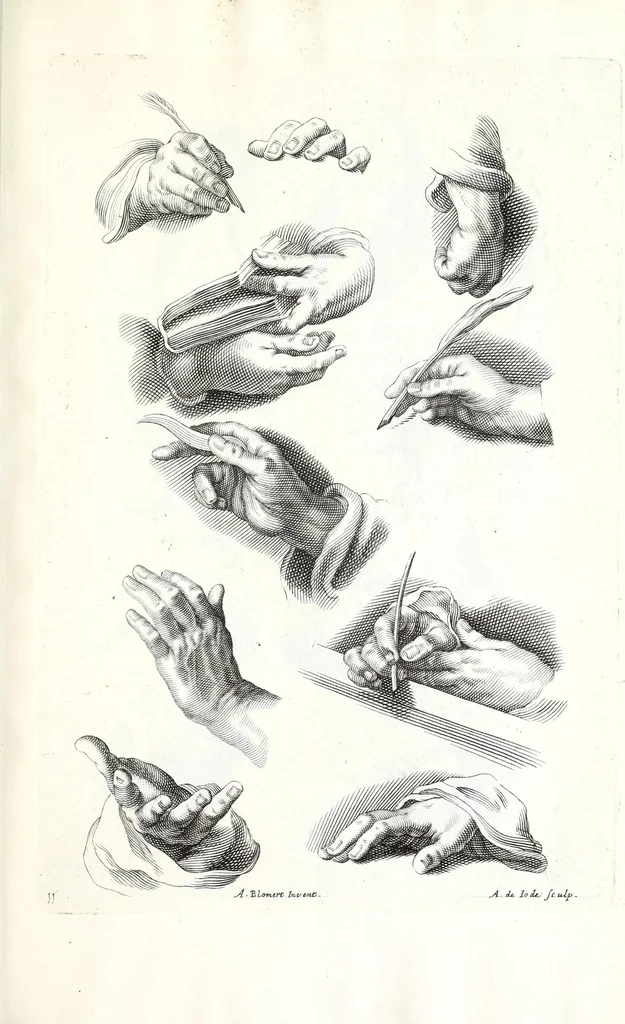 An illustration from Ars pictoria: or An academy treating of drawing, painting, limning, etching. To which are added XXXI. copper plates, expressing the choicest, nearest, and most exact grounds and rules of symmetry. Collected out of the most eminent Italian, German, and Netherland authors. By Alexander Browne, practitioner in the art of limning, 1675, leaf 193