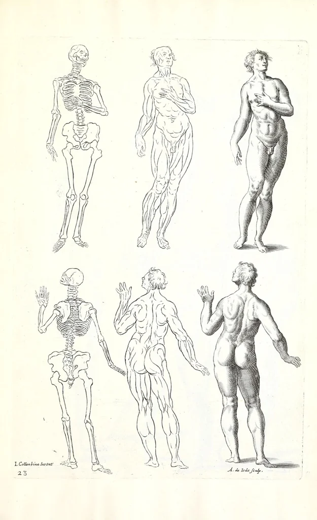 An illustration from Ars pictoria: or An academy treating of drawing, painting, limning, etching. To which are added XXXI. copper plates, expressing the choicest, nearest, and most exact grounds and rules of symmetry. Collected out of the most eminent Italian, German, and Netherland authors. By Alexander Browne, practitioner in the art of limning, 1675, leaf 217