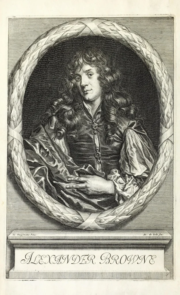 An illustration from Ars pictoria: or An academy treating of drawing, painting, limning, etching. To which are added XXXI. copper plates, expressing the choicest, nearest, and most exact grounds and rules of symmetry. Collected out of the most eminent Italian, German, and Netherland authors. By Alexander Browne, practitioner in the art of limning, 1675, leaf 6