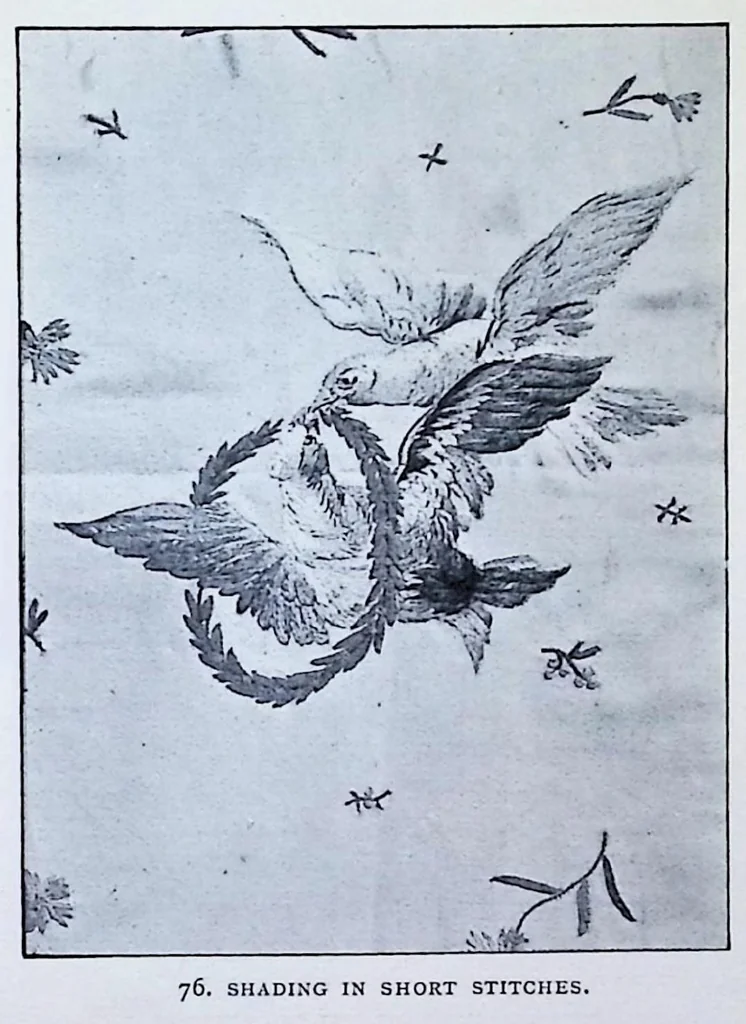 An illustration from Art In Needlework: A Book About Embroidery, 1901, leaf 218
