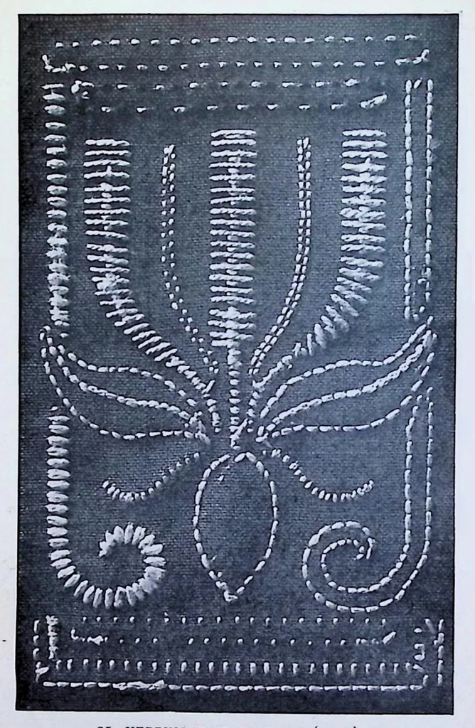 An illustration from Art In Needlework: A Book About Embroidery, 1901, leaf 75