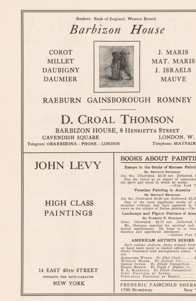 An illustration from Art in America, 1913, leaf 6