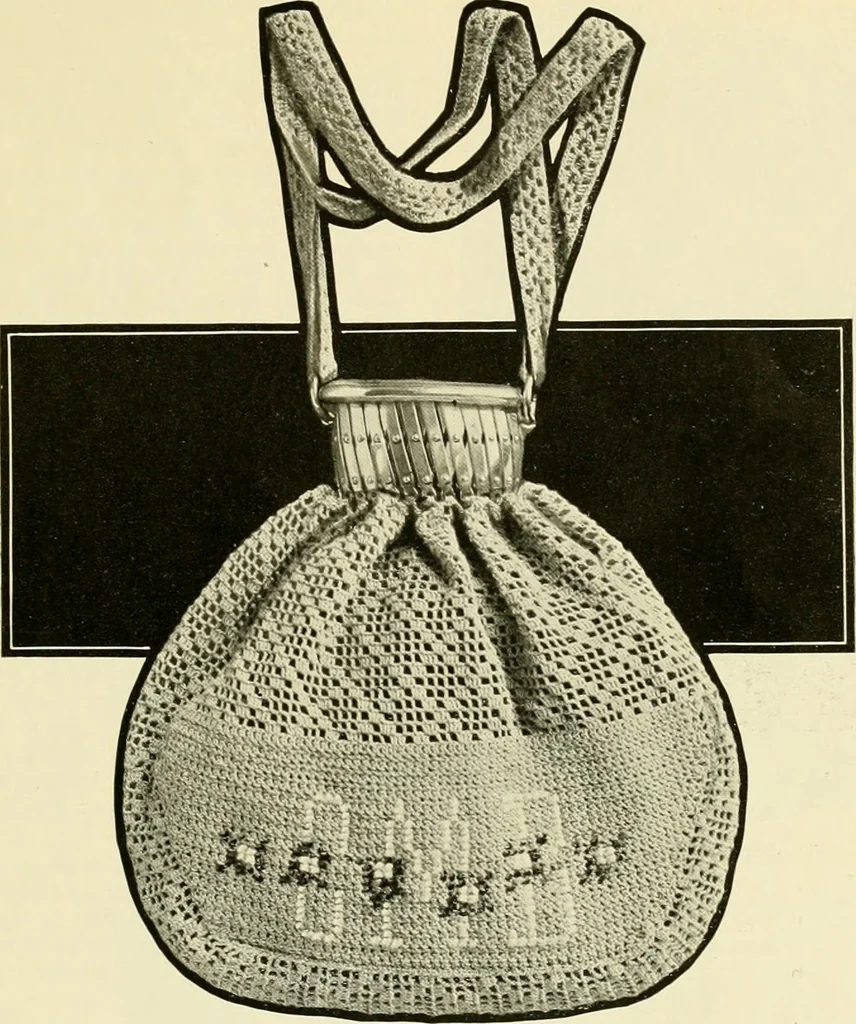 An illustration from Artamo crochet book ... no. 1-, 1916, leaf 10