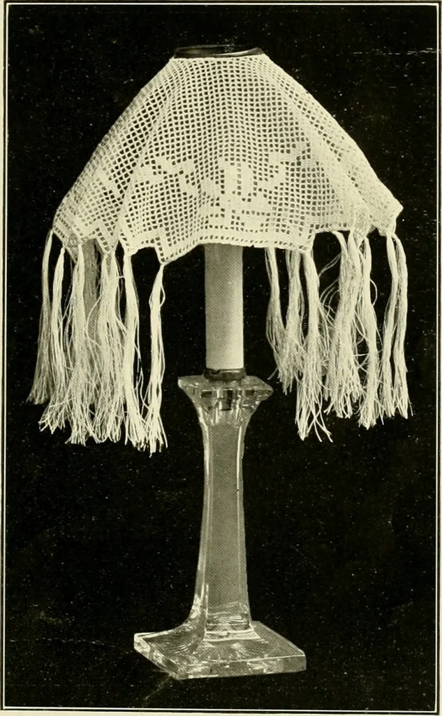 An illustration from Artamo crochet book ... no. 1-, 1916, leaf 12