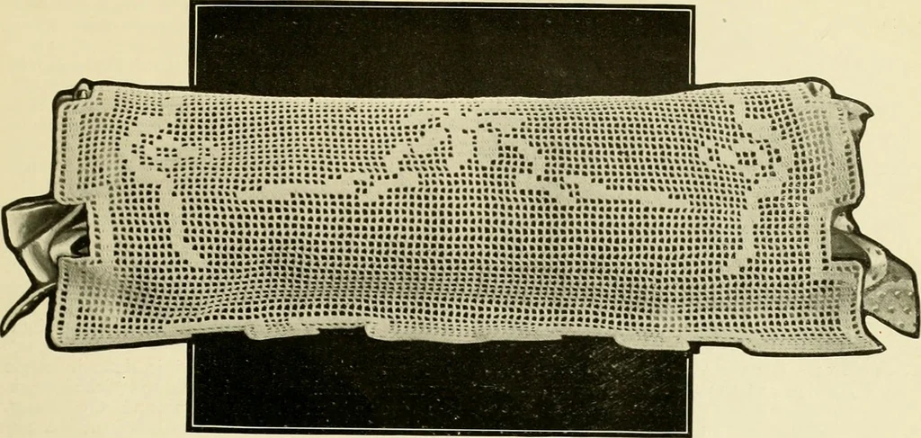An illustration from Artamo crochet book ... no. 1-, 1916, leaf 14
