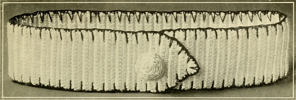 An illustration from Artamo crochet book ... no. 1-, 1916, leaf 20