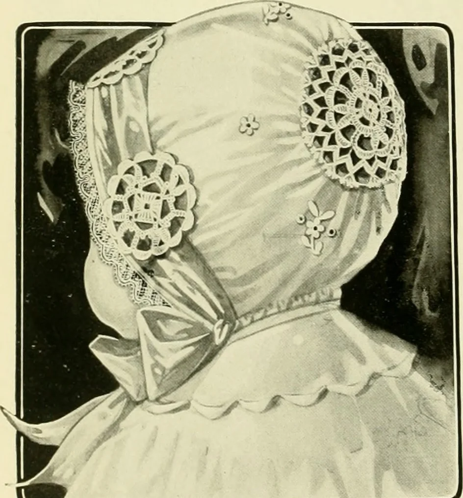 An illustration from Artamo crochet book ... no. 1-, 1916, leaf 23