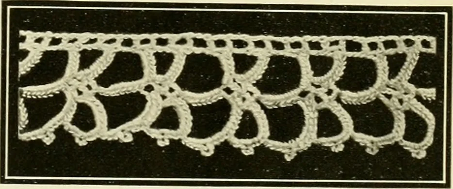 An illustration from Artamo crochet book ... no. 1-, 1916, leaf 28