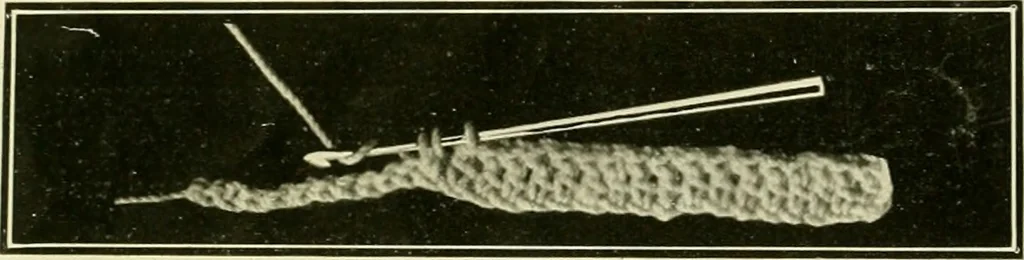 An illustration from Artamo crochet book ... no. 1-, 1916, leaf 3