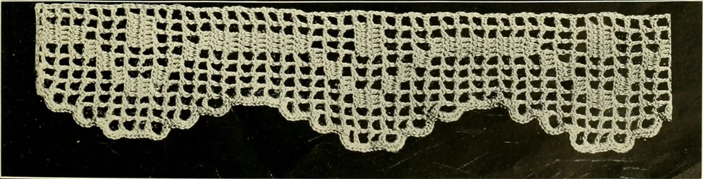 An illustration from Artamo crochet book ... no. 1-, 1916, leaf 30