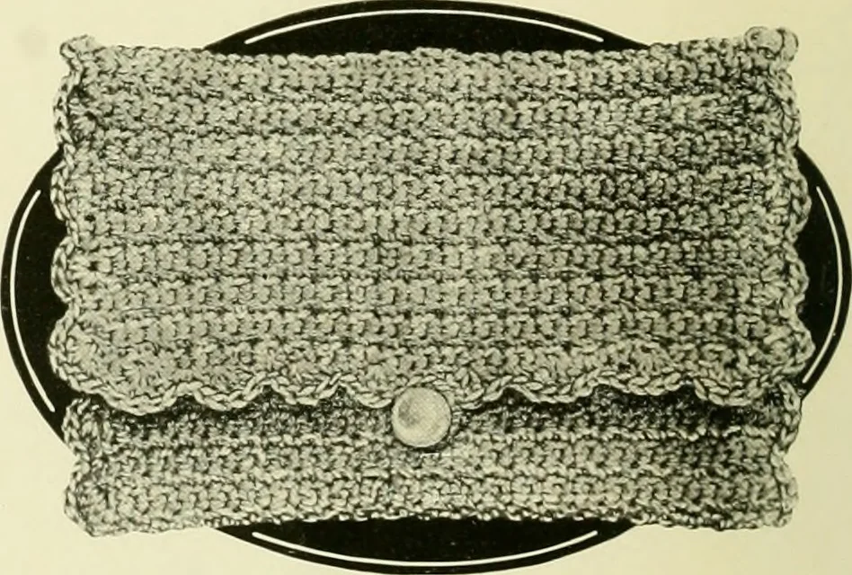 An illustration from Artamo crochet book ... no. 1-, 1916, leaf 31