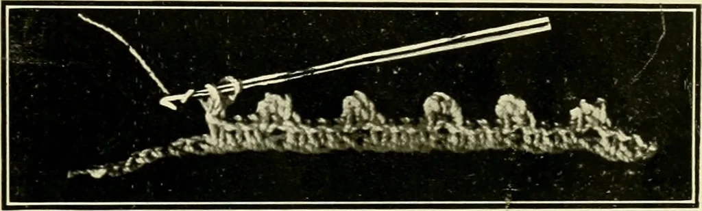 An illustration from Artamo crochet book ... no. 1-, 1916, leaf 4