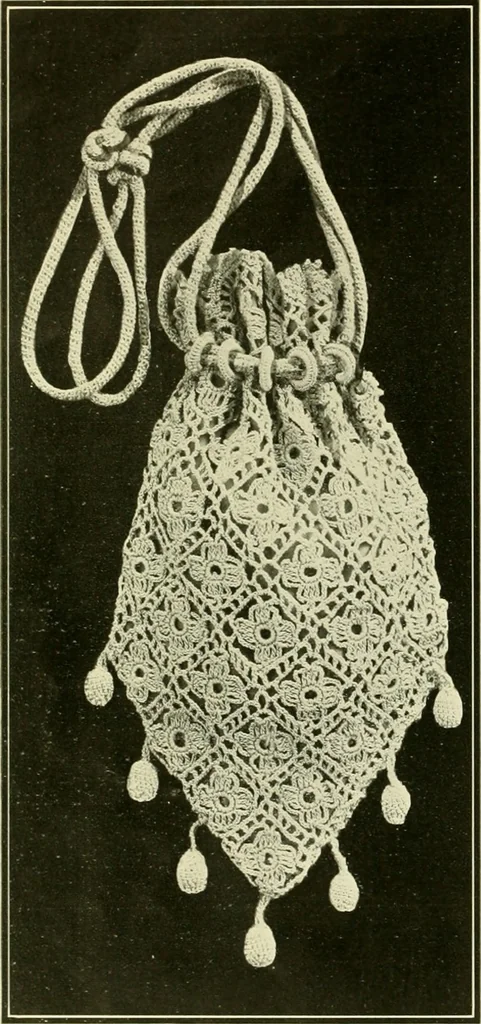 An illustration from Artamo crochet book ... no. 1-, 1916, leaf 5
