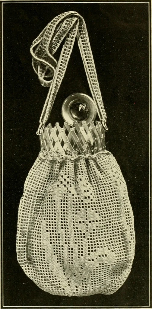 An illustration from Artamo crochet book ... no. 1-, 1916, leaf 6